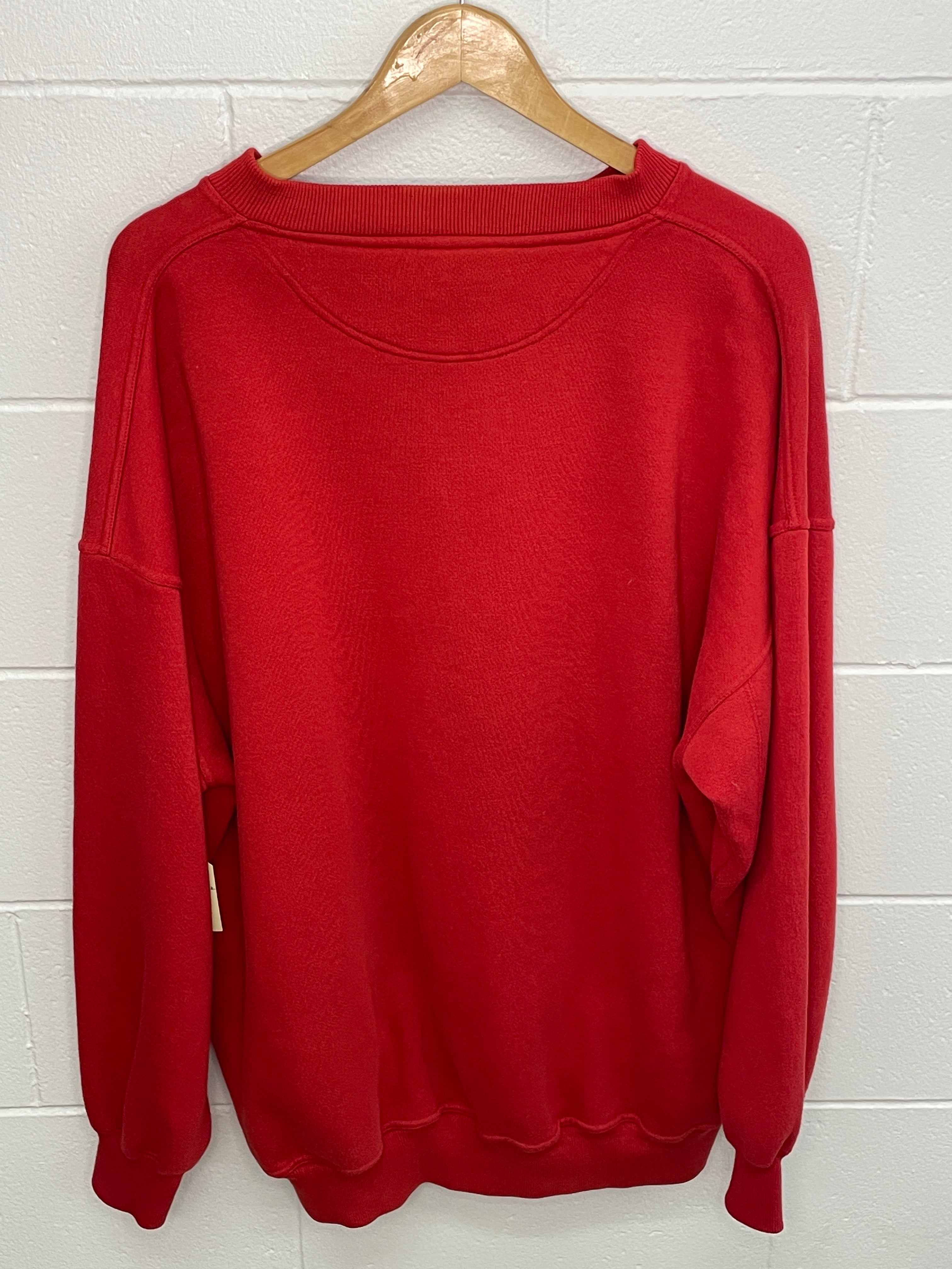 Wisconsin Red Crewneck XXL