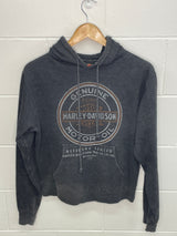 Harley Davidson Dark Grey Hoodie Medium