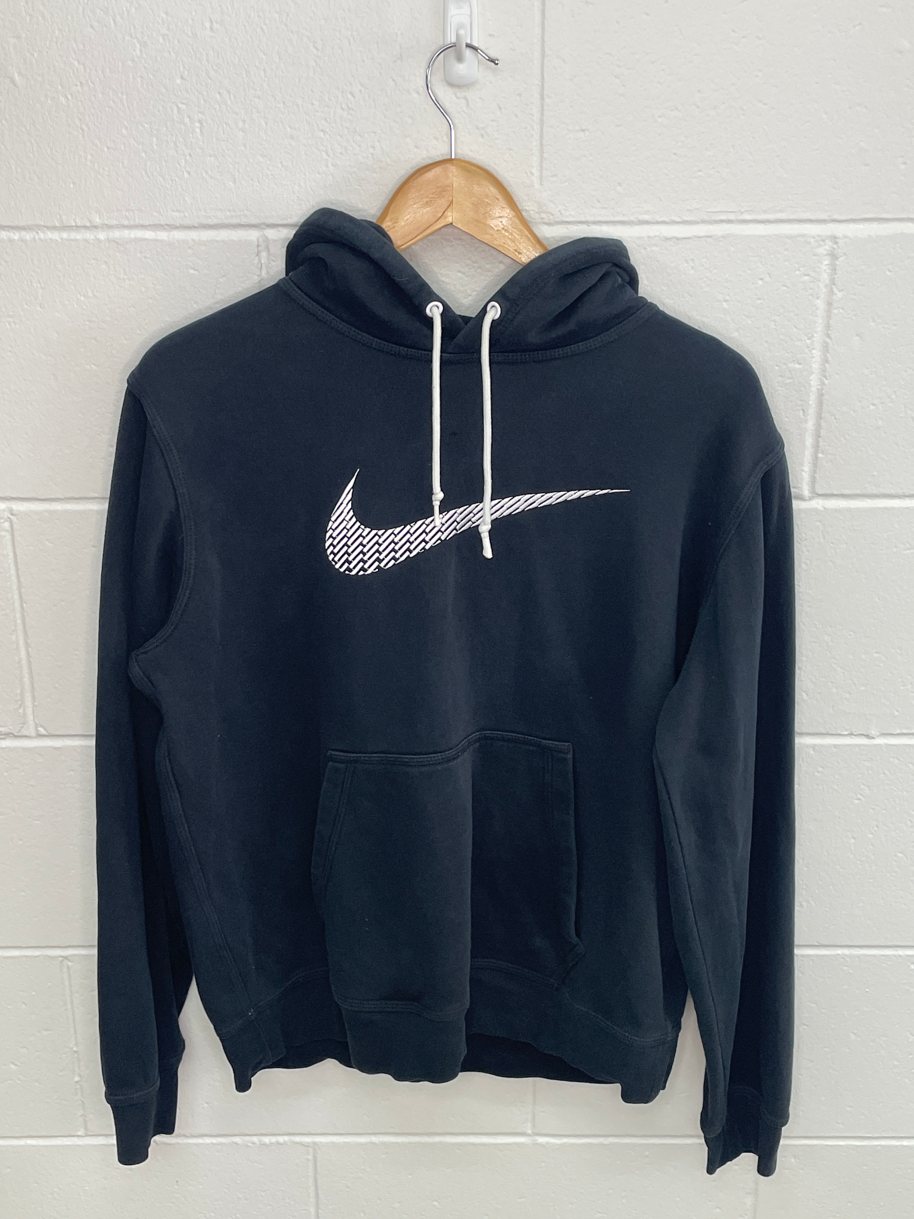 Nike Tick Black Hoodie Medium