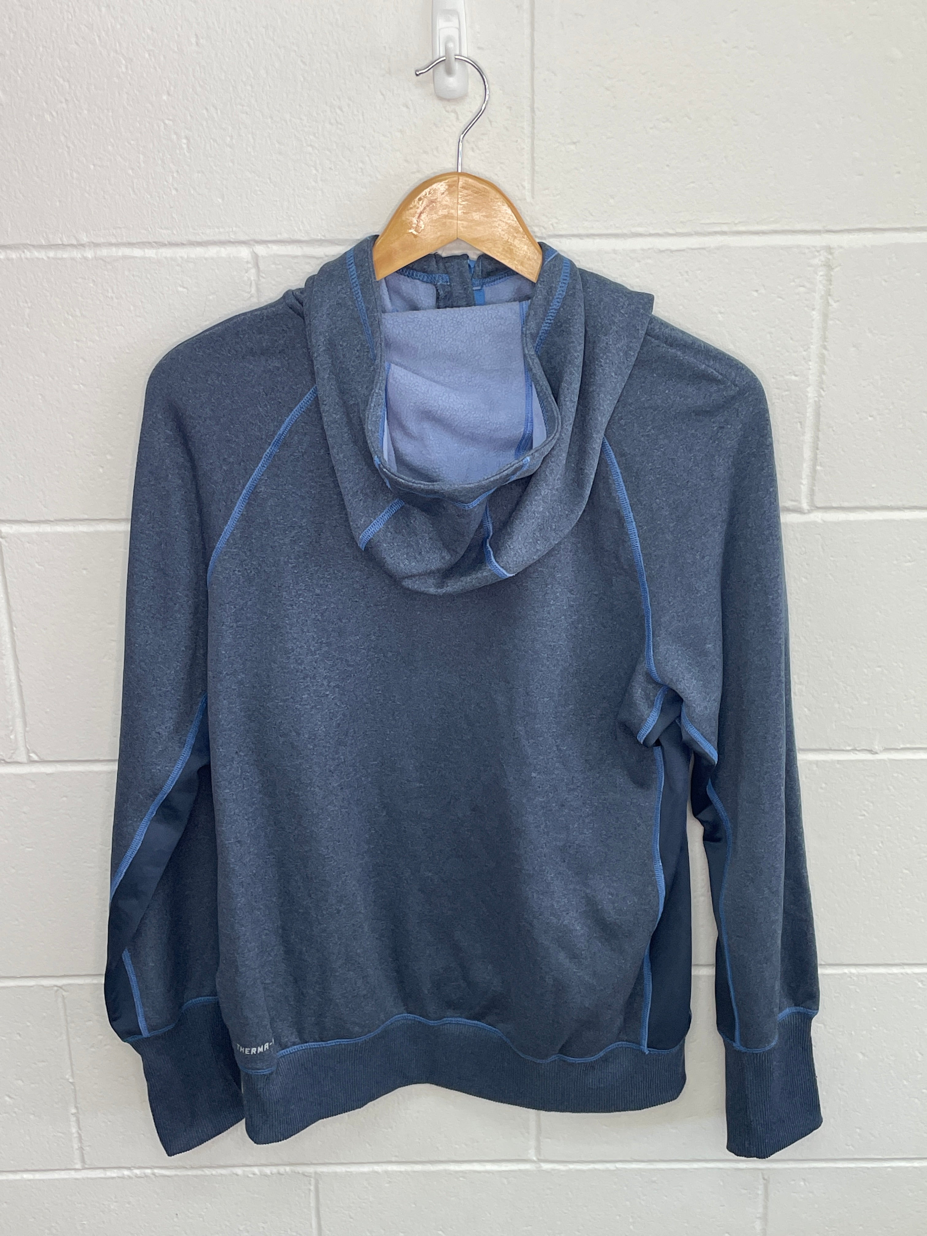 Nike Blue Zip Up Hoodie Large