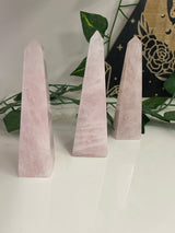 Rose Quartz Obelisks