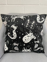 Crystal Cat Pillow