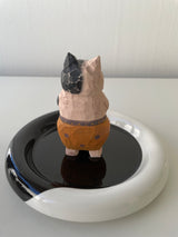 Brown Pants Cat Ornament