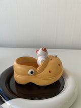 Cat In Croc Planter