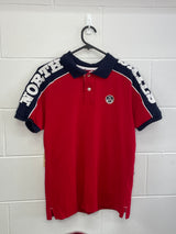 North Sail Red & Blue Polo T-Shirt Medium