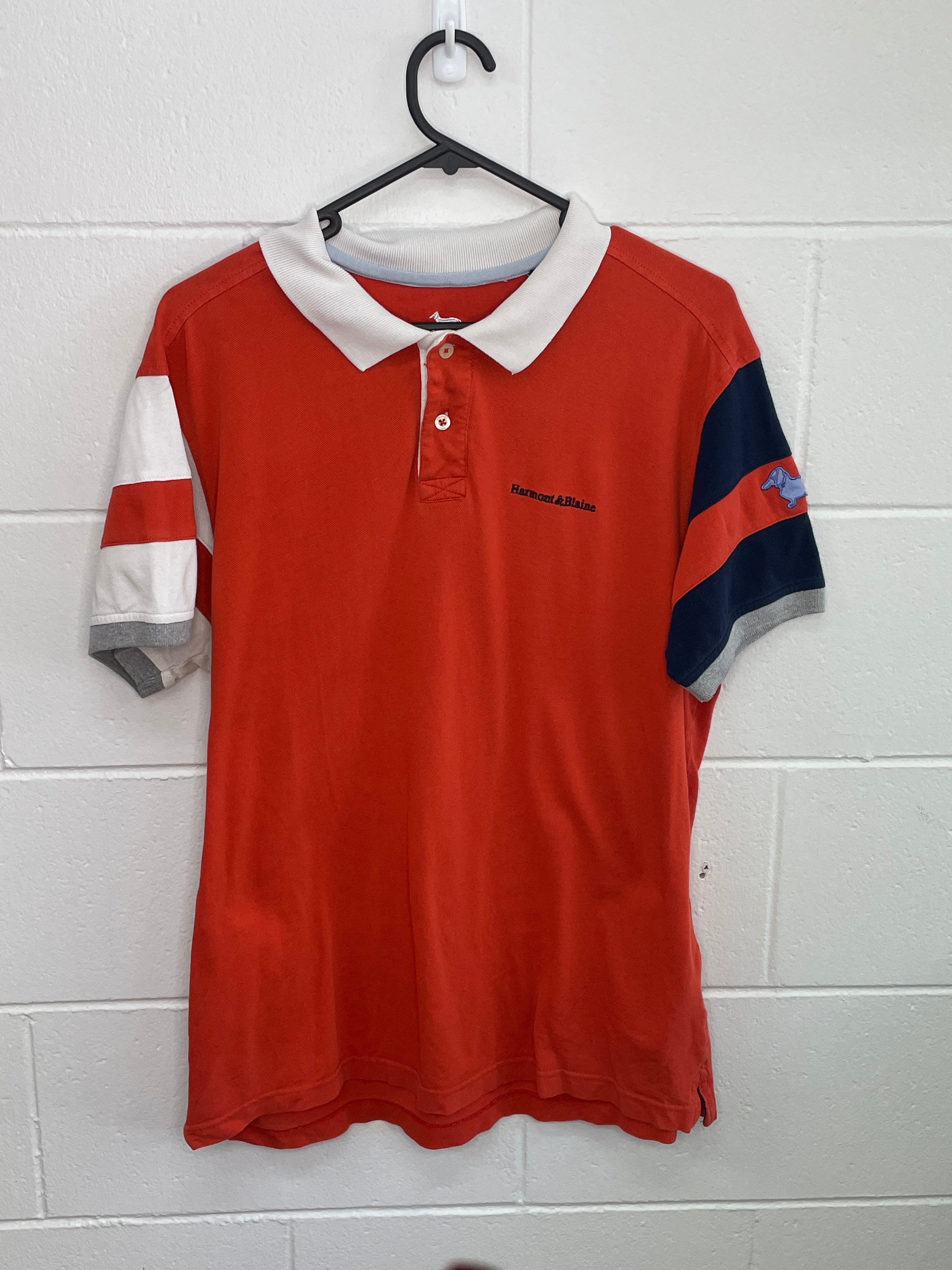 Harmont & Blaine Orange Polo T-Shirt XL