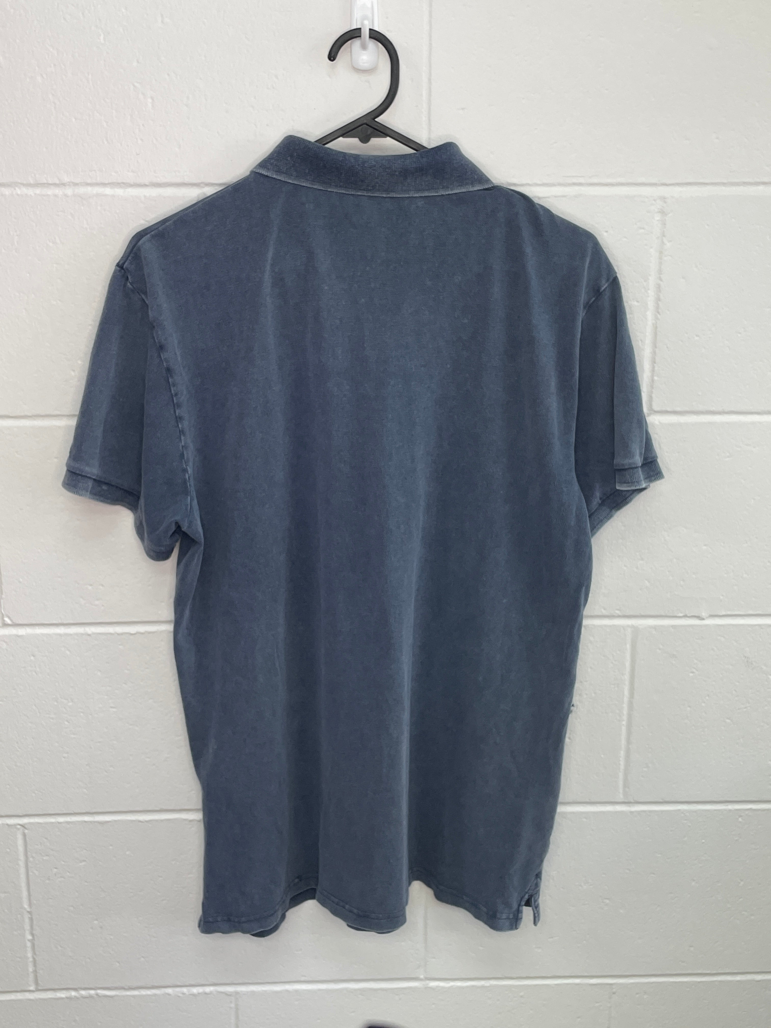 Gas Navy Grey Polo T-Shirt XL