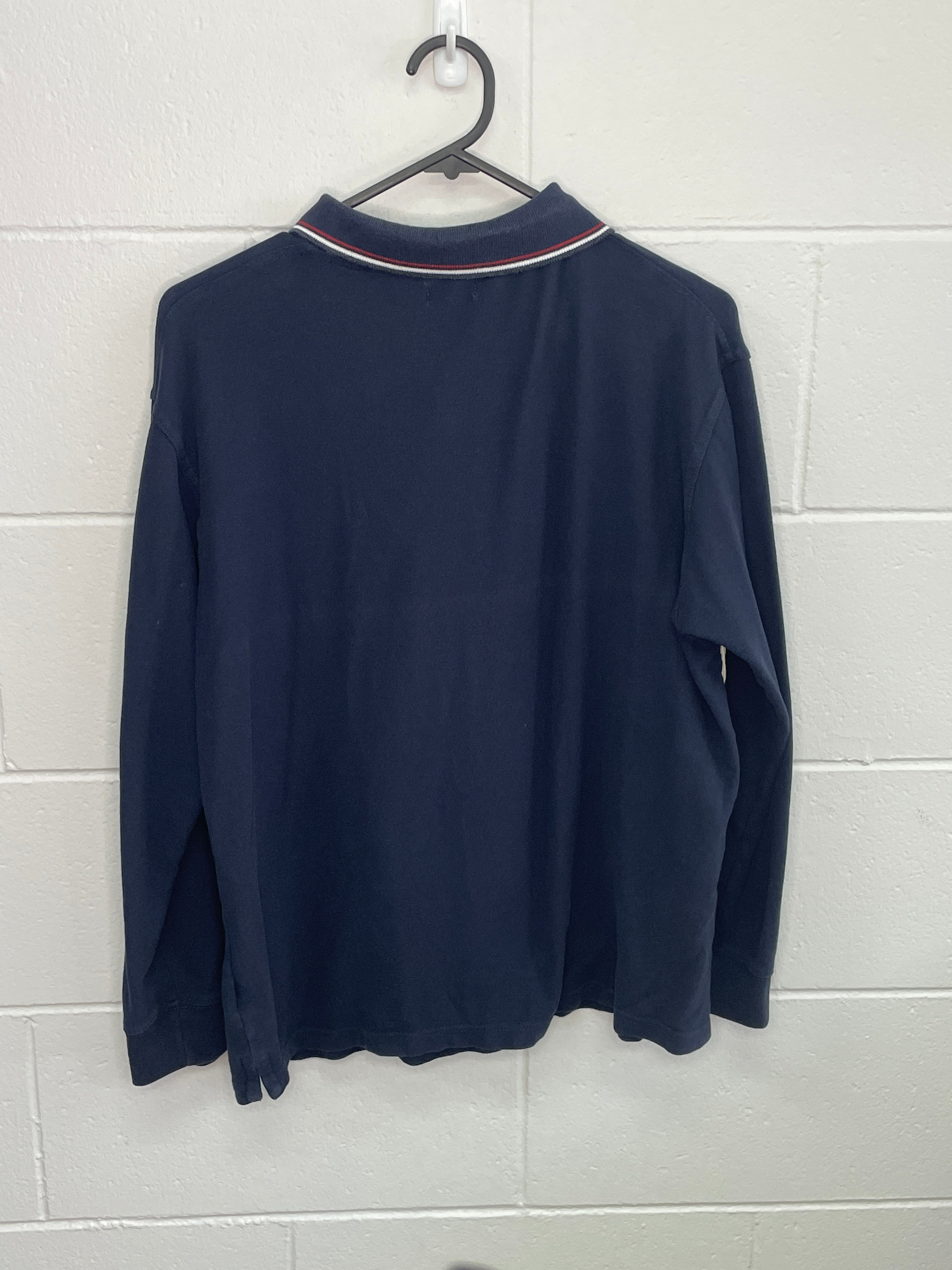 Coveri Navy Long-Sleeve Small