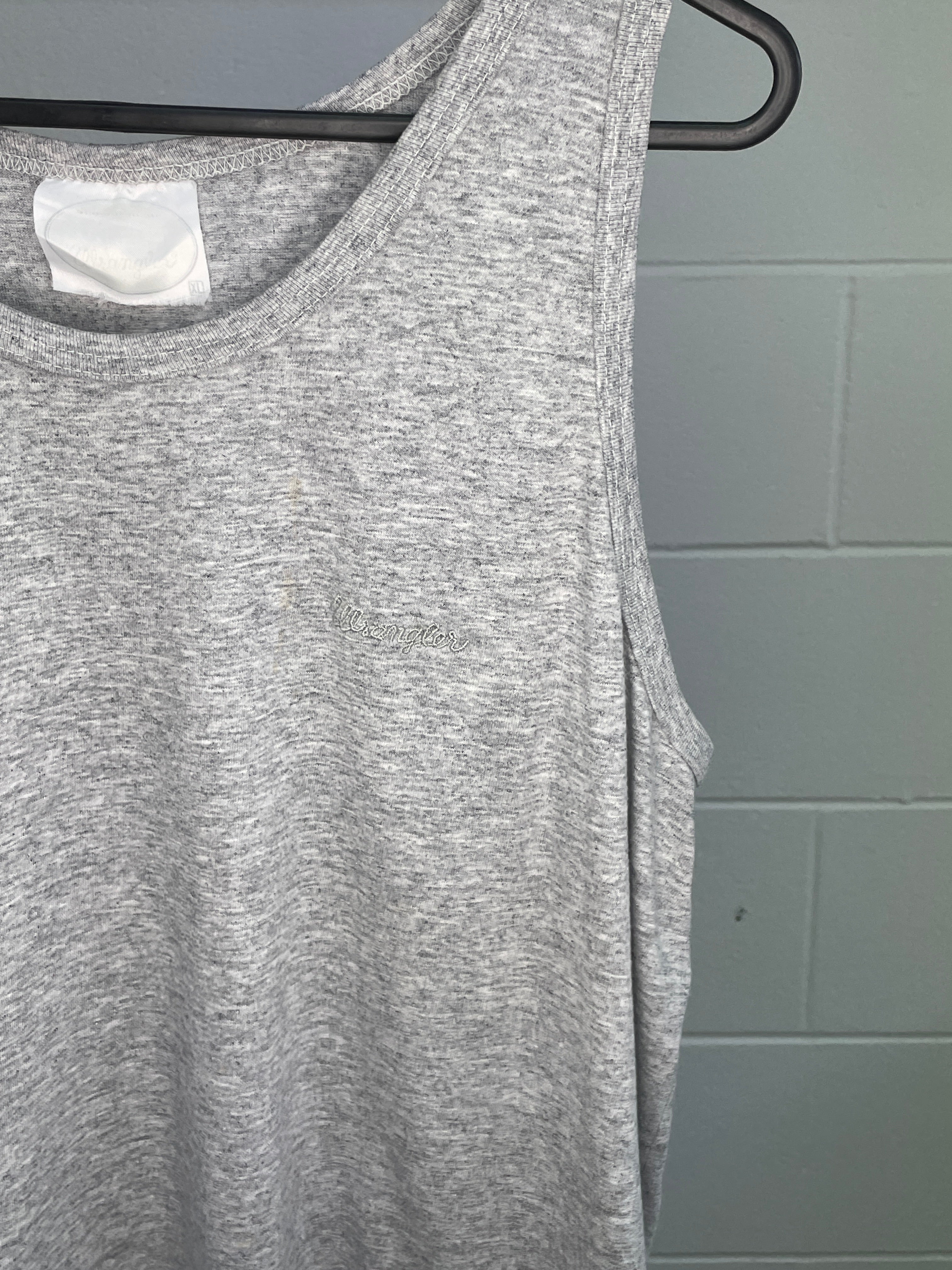 Wrangler Grey Tank XL