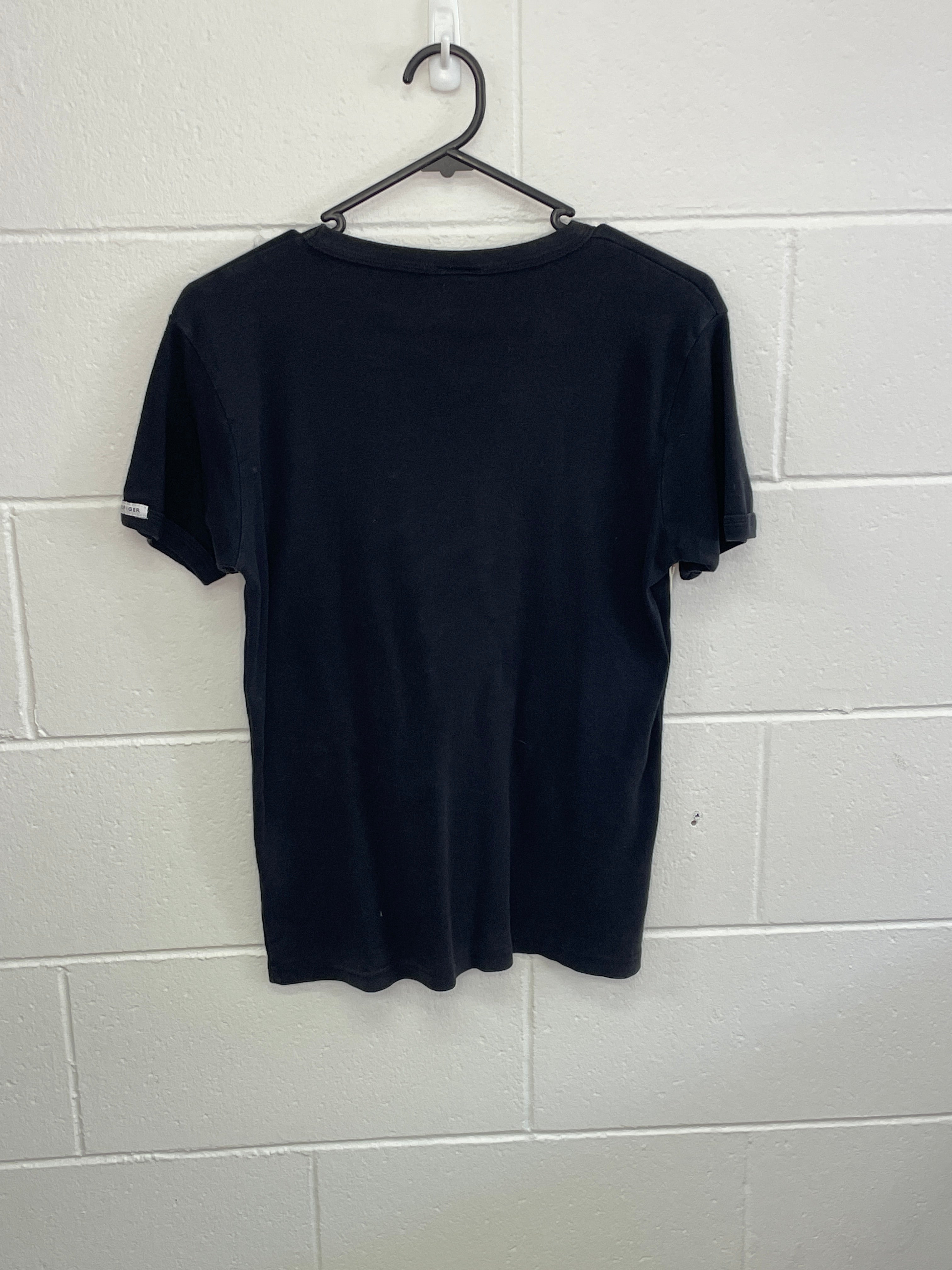 Tommy Hilfiger Black V Neck T-Shirt XS