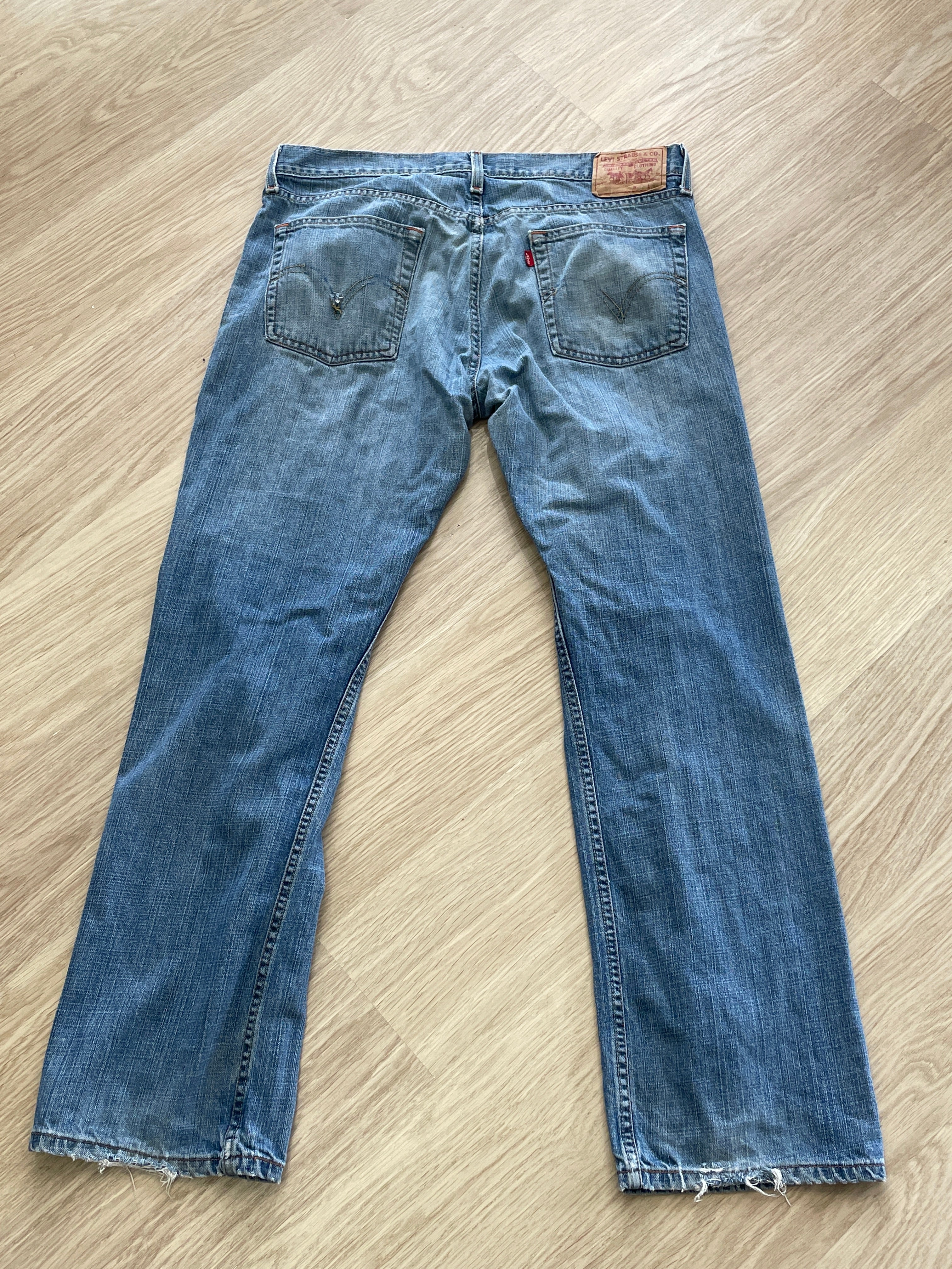 Levi's Light Wash Slim Straight 514 Jeans W36