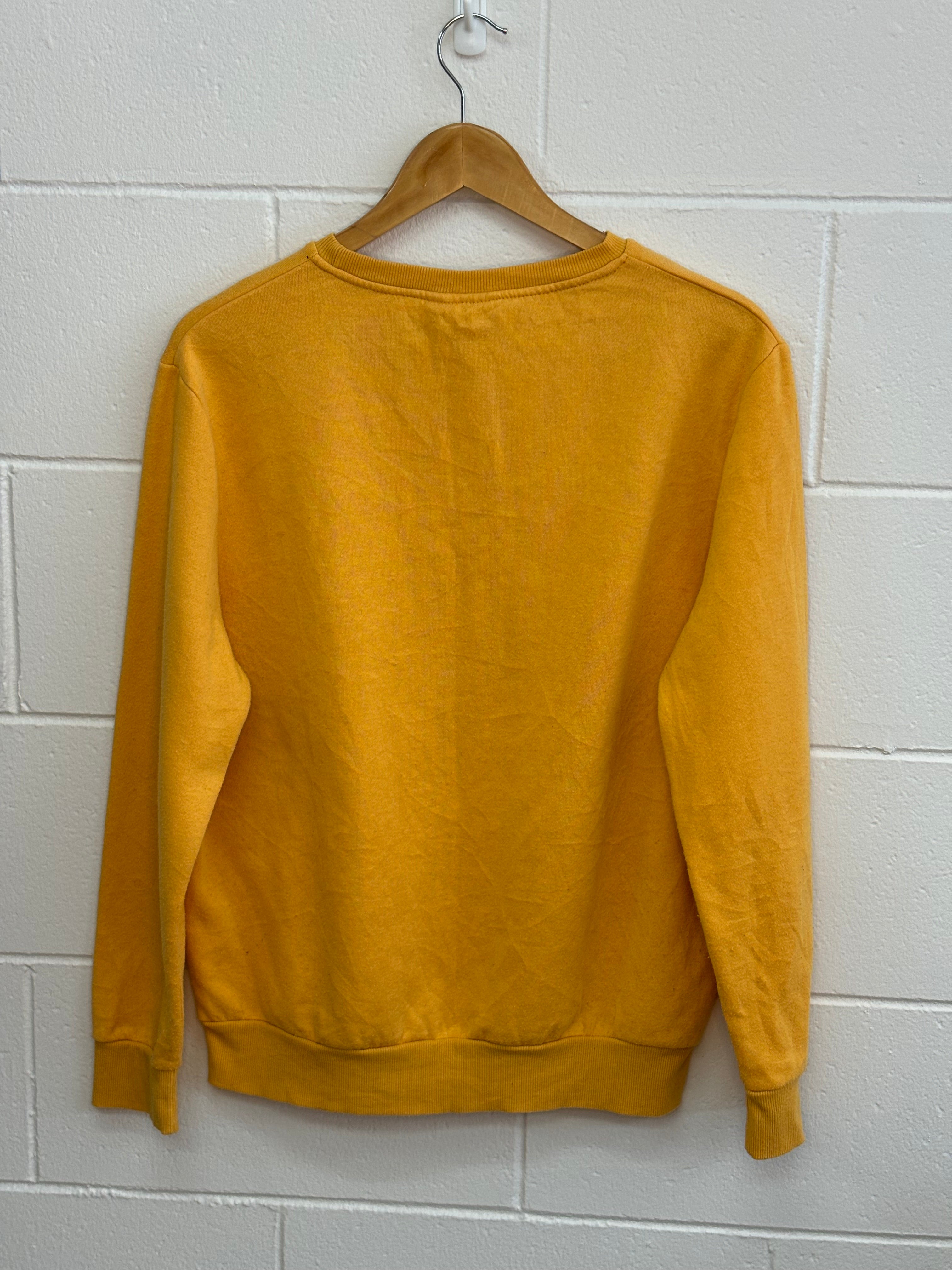 Disney Mickey Mouse Yellow Crewneck Medium