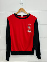 Disney Mickey Florida Long-sleeve Shirt Red/Black Small