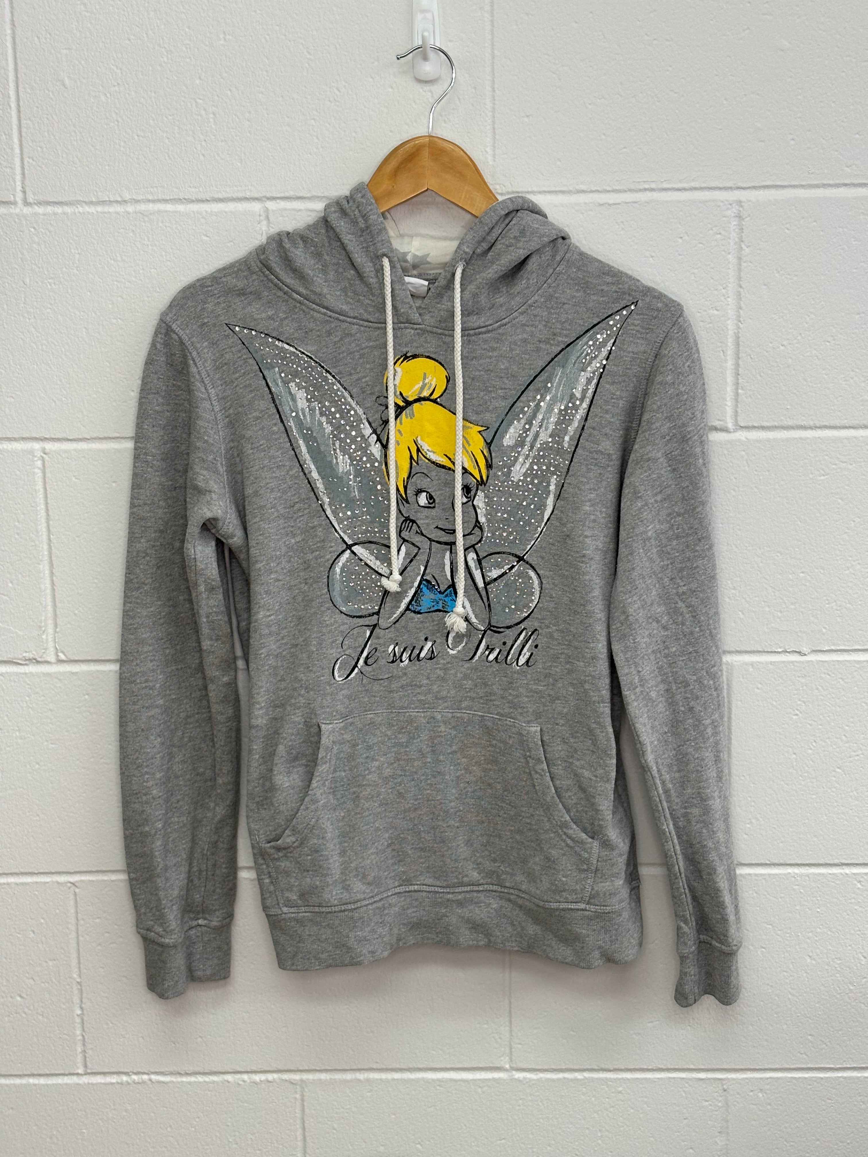 Disney Tinker Bell Grey Hoodie Small