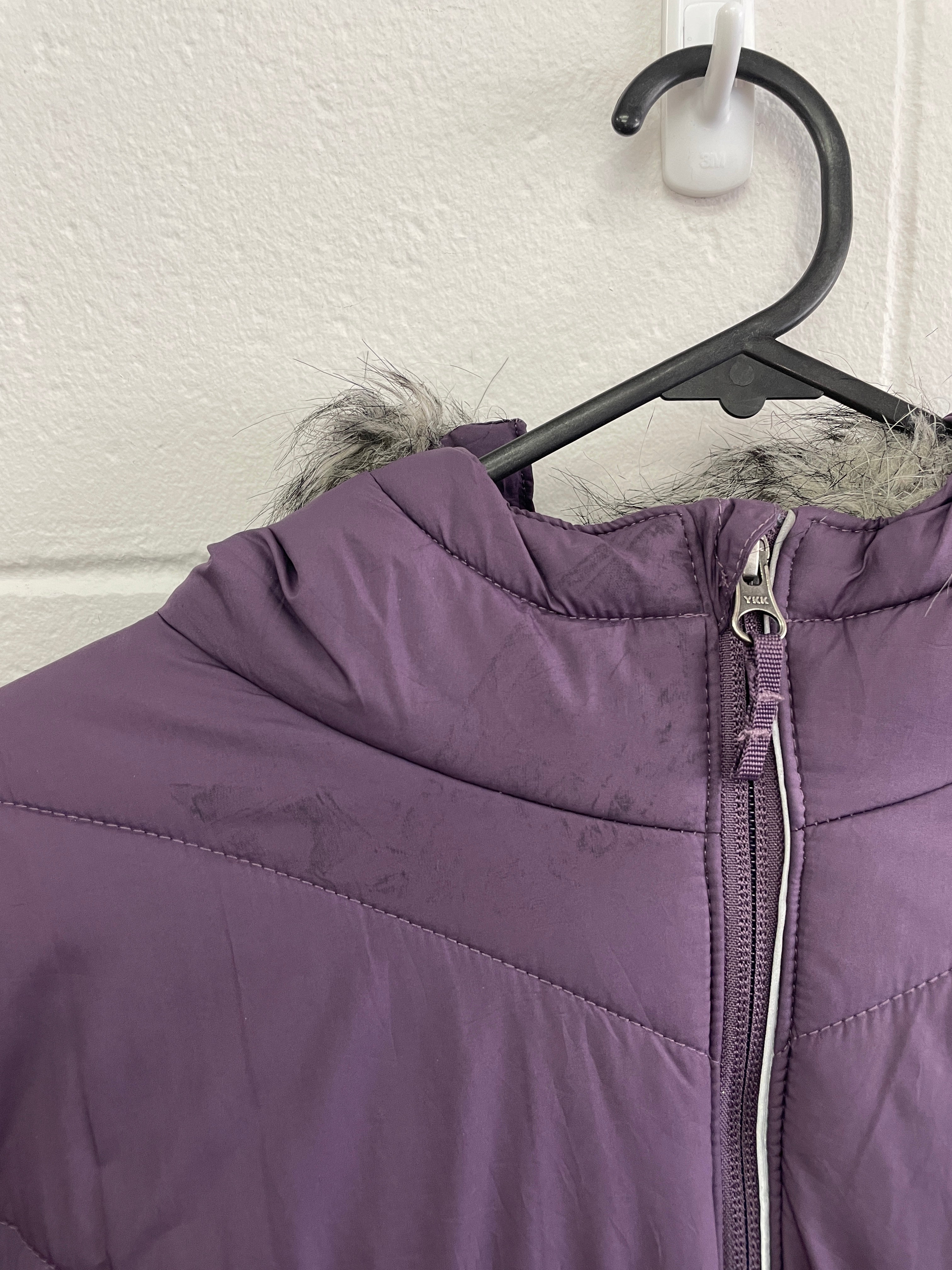 Columbia Purple Puffer Jacket XL