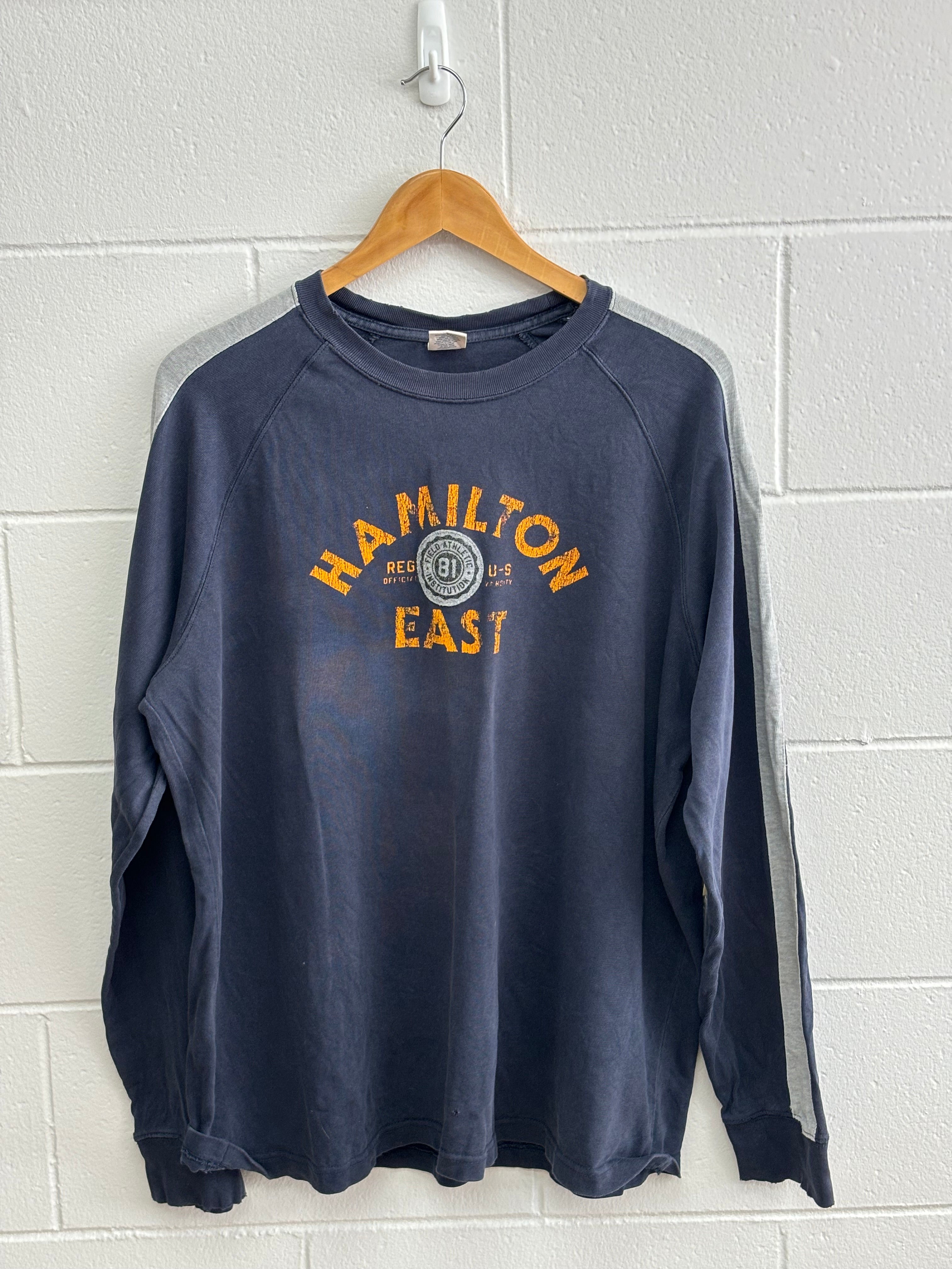 Old Navy Navy Long-Sleeve Large