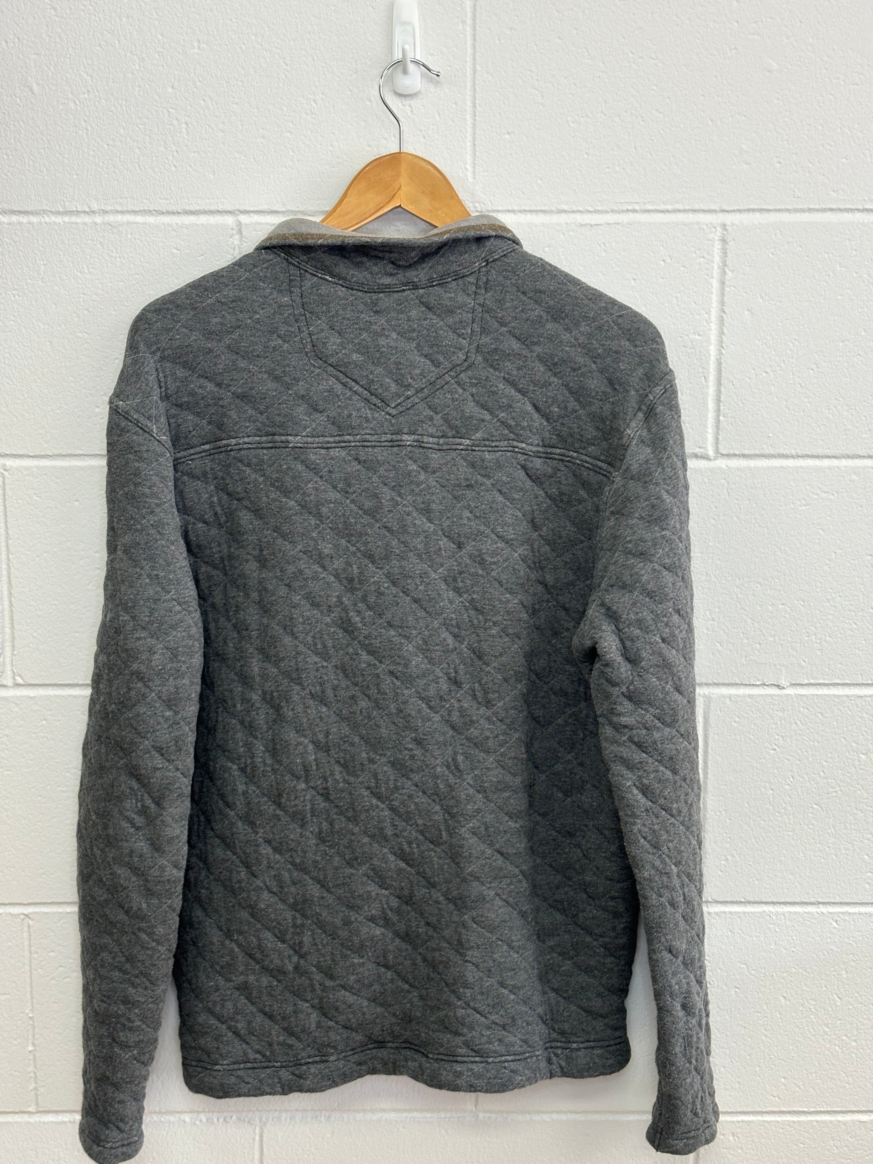 Eddie Bauer Grey 1/4 Zip Up Medium