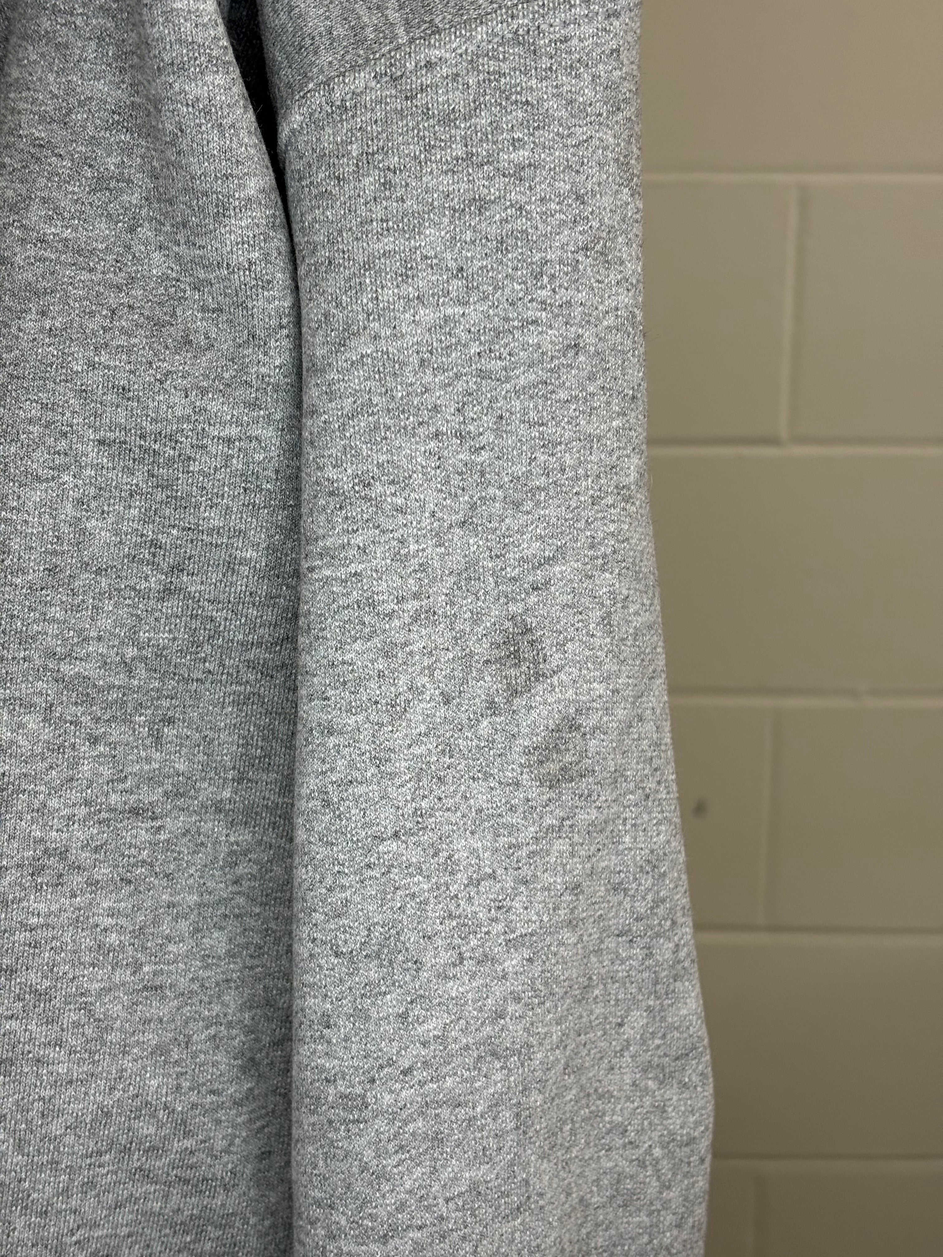 Plain Grey 1/4 Zip Up Medium