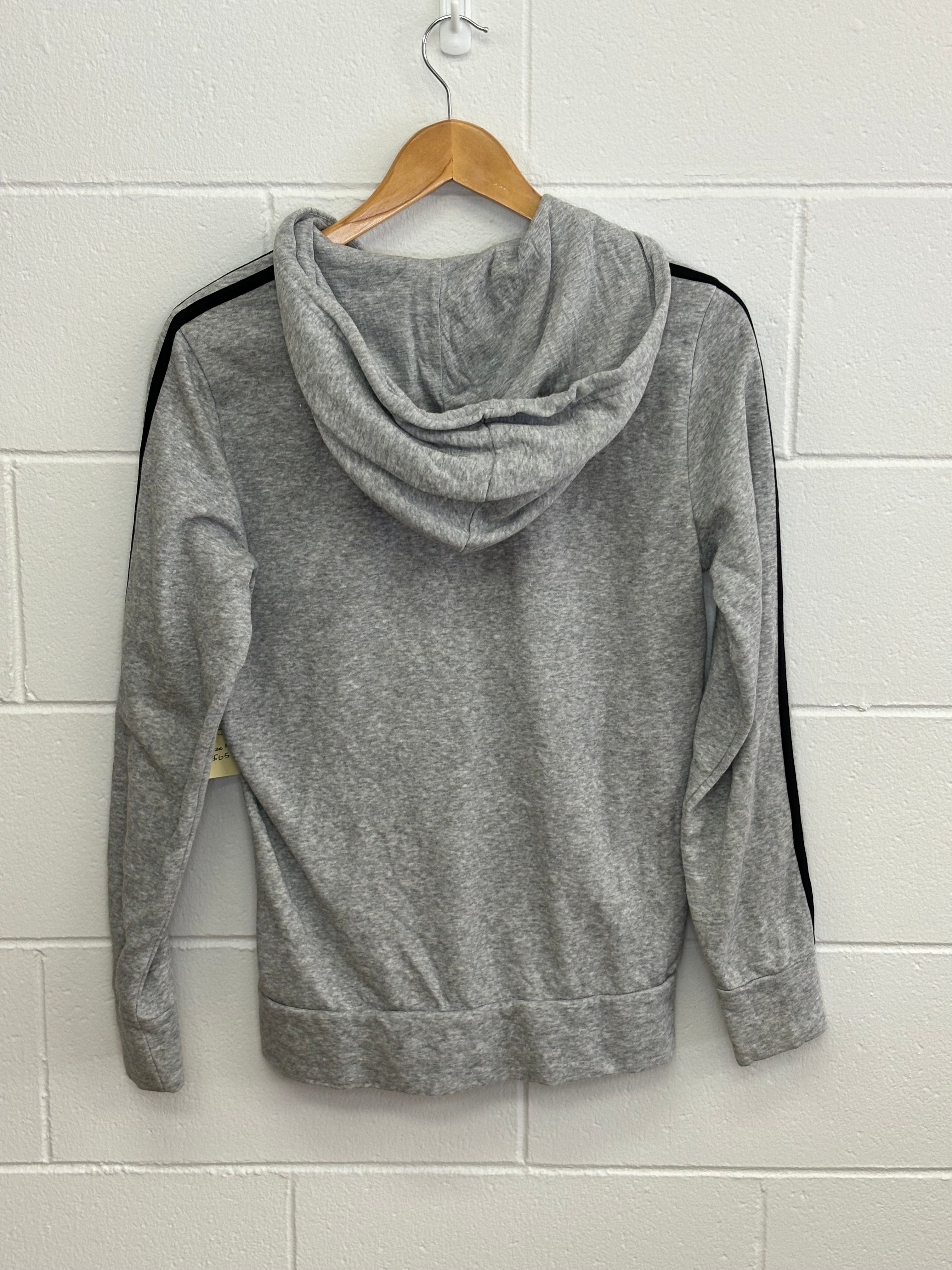 Adidas Grey Zip Up Hoodie Medium