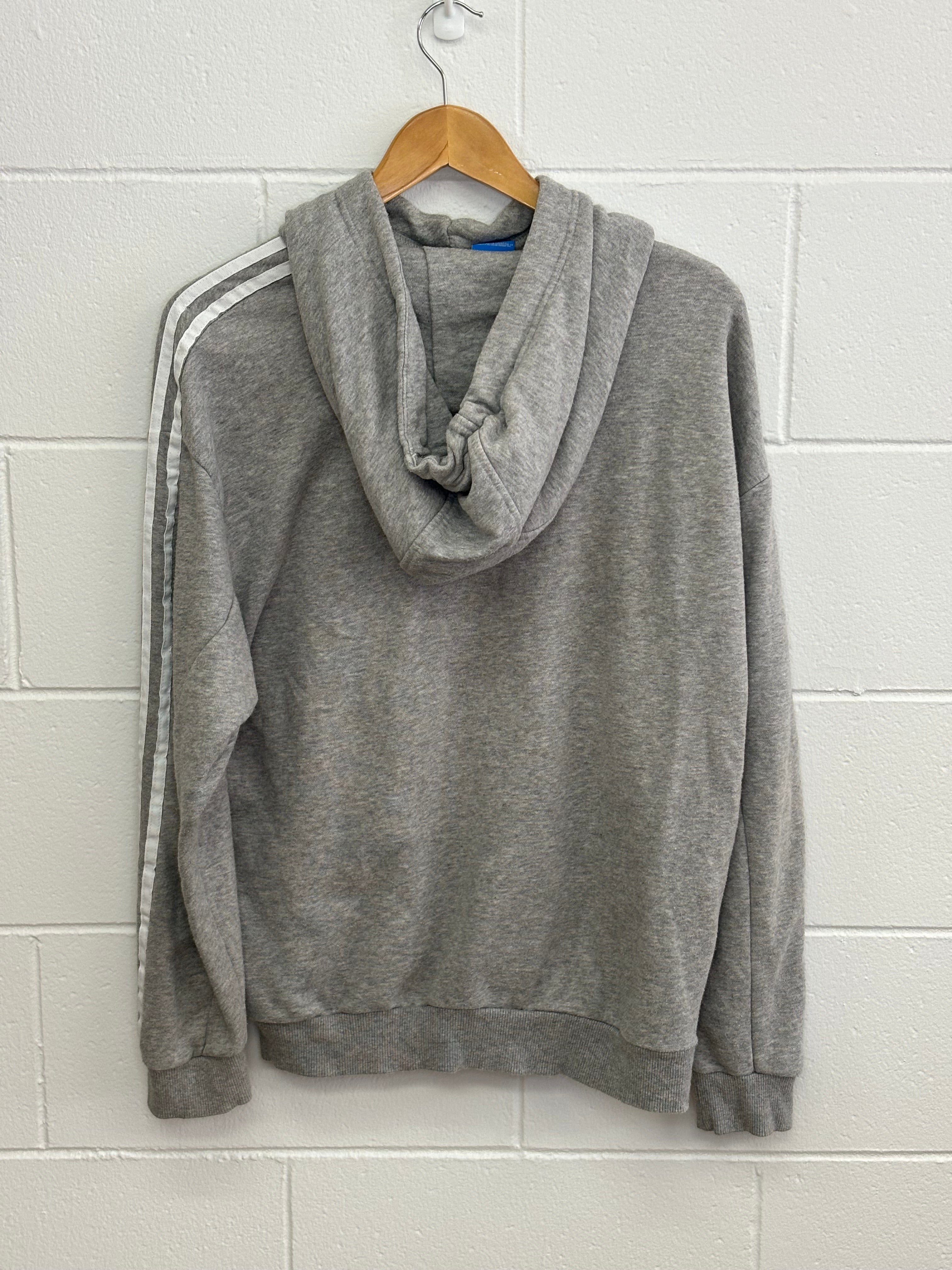 Adidas Light Grey Hoodie Medium