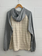 Billabong Grey Patterned Hoodie XL