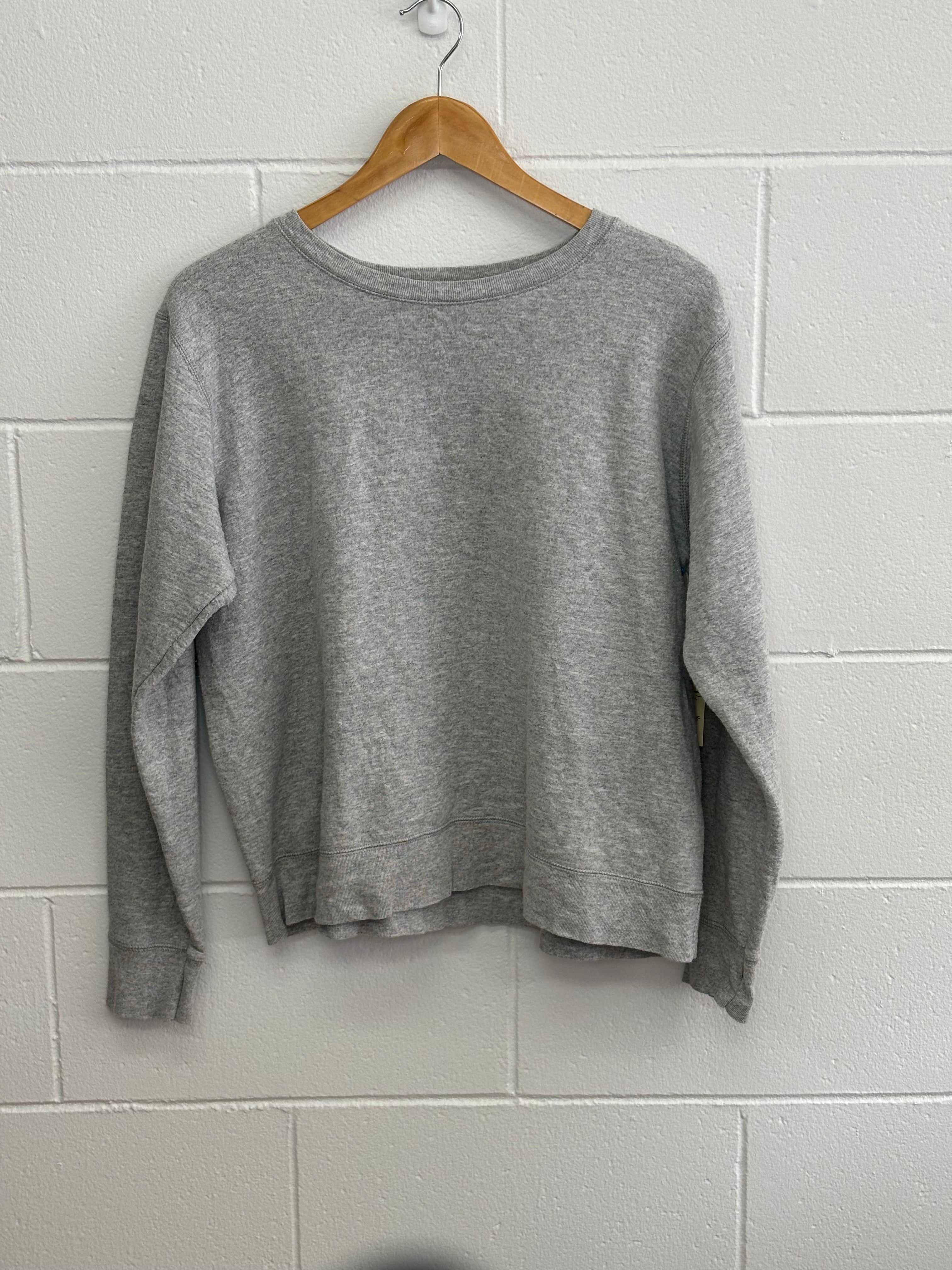 Hanes Plain Grey Crewneck Large