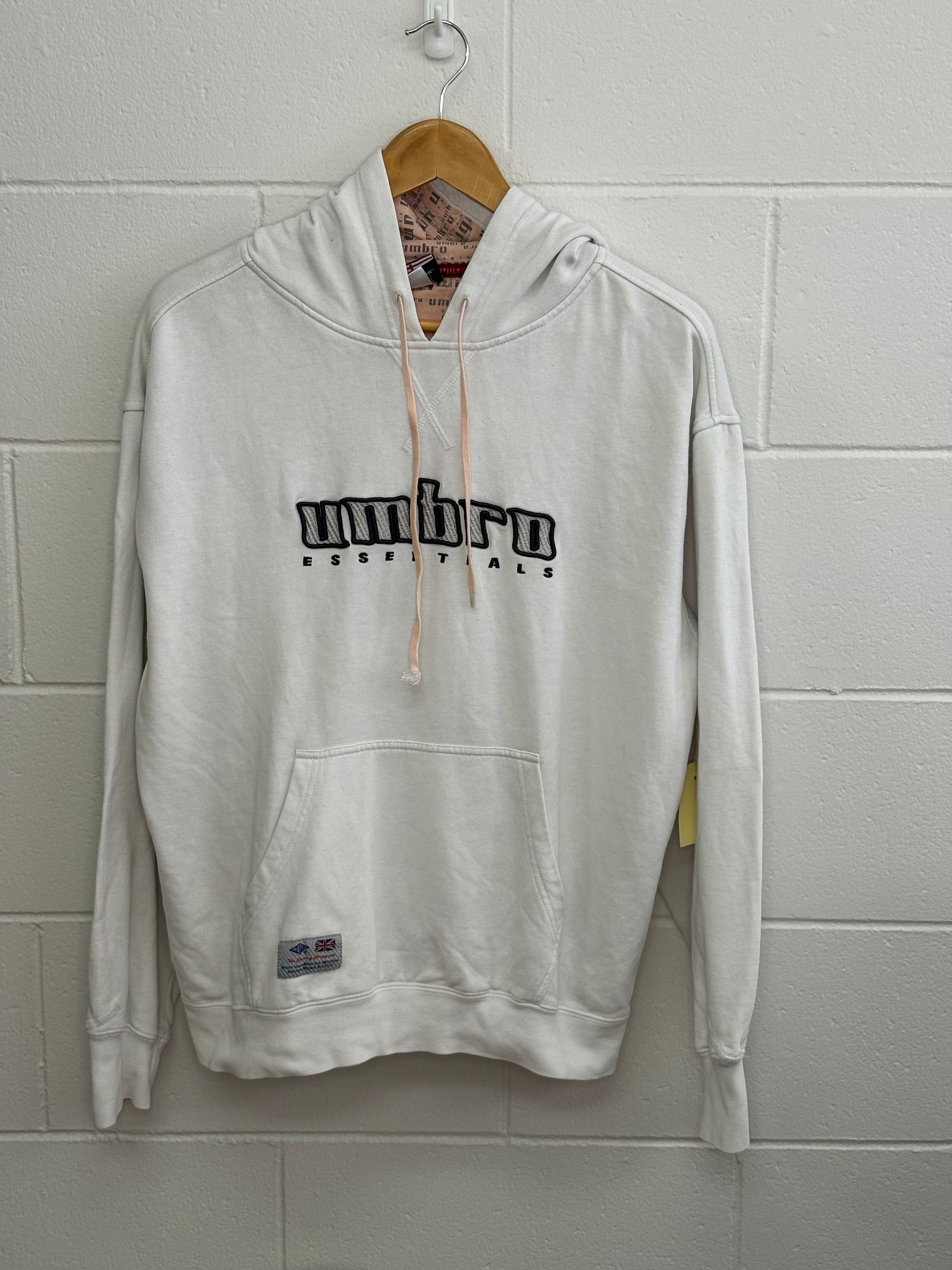 Umbro White Hoodie Large