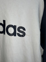 Adidas Navy And Grey Hoodie Large