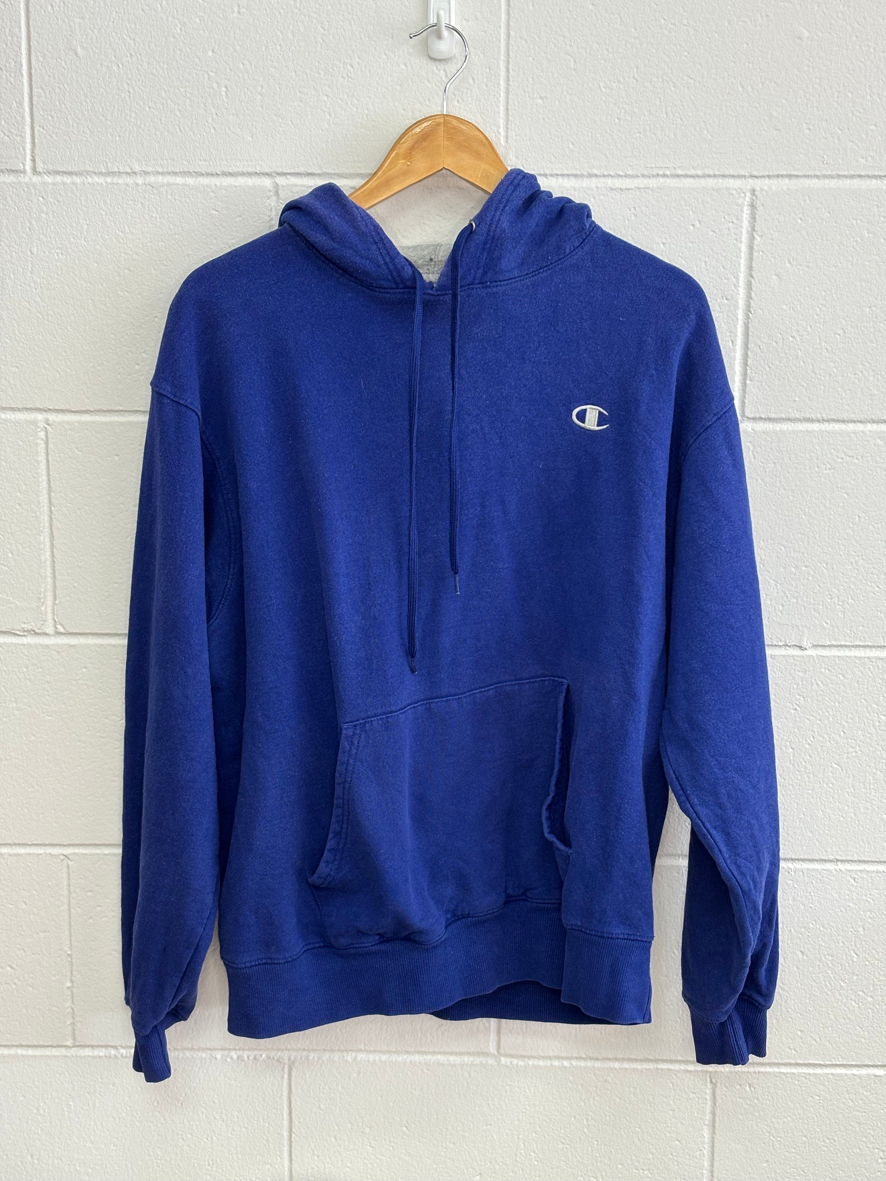 Champion Blue Hoodie Large