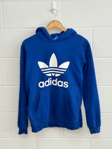 Adidas Cobalt Blue Hoodie Small