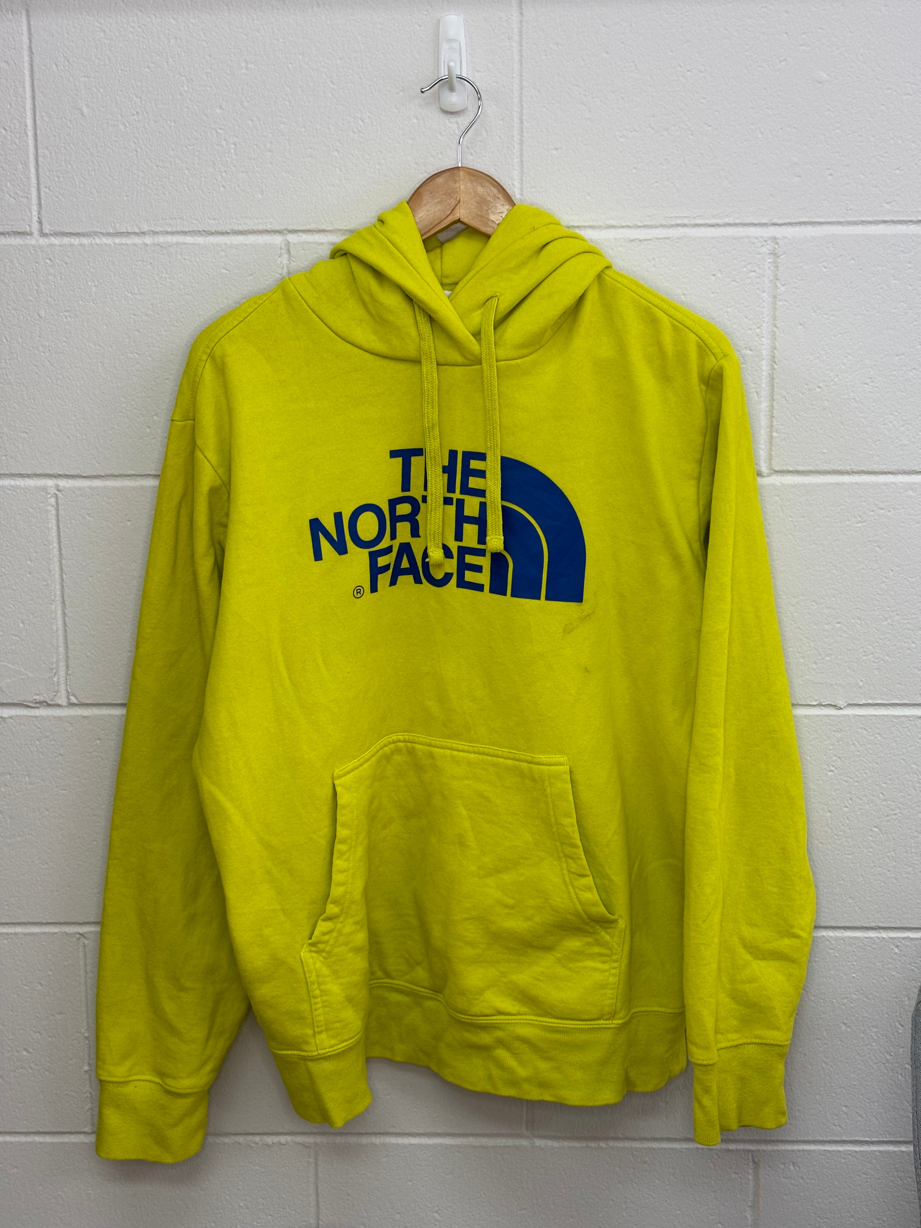 The North Face Lime Yellow Hoodie Large