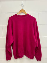 Dark Pink Crewneck Medium