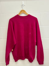 Dark Pink Crewneck Medium