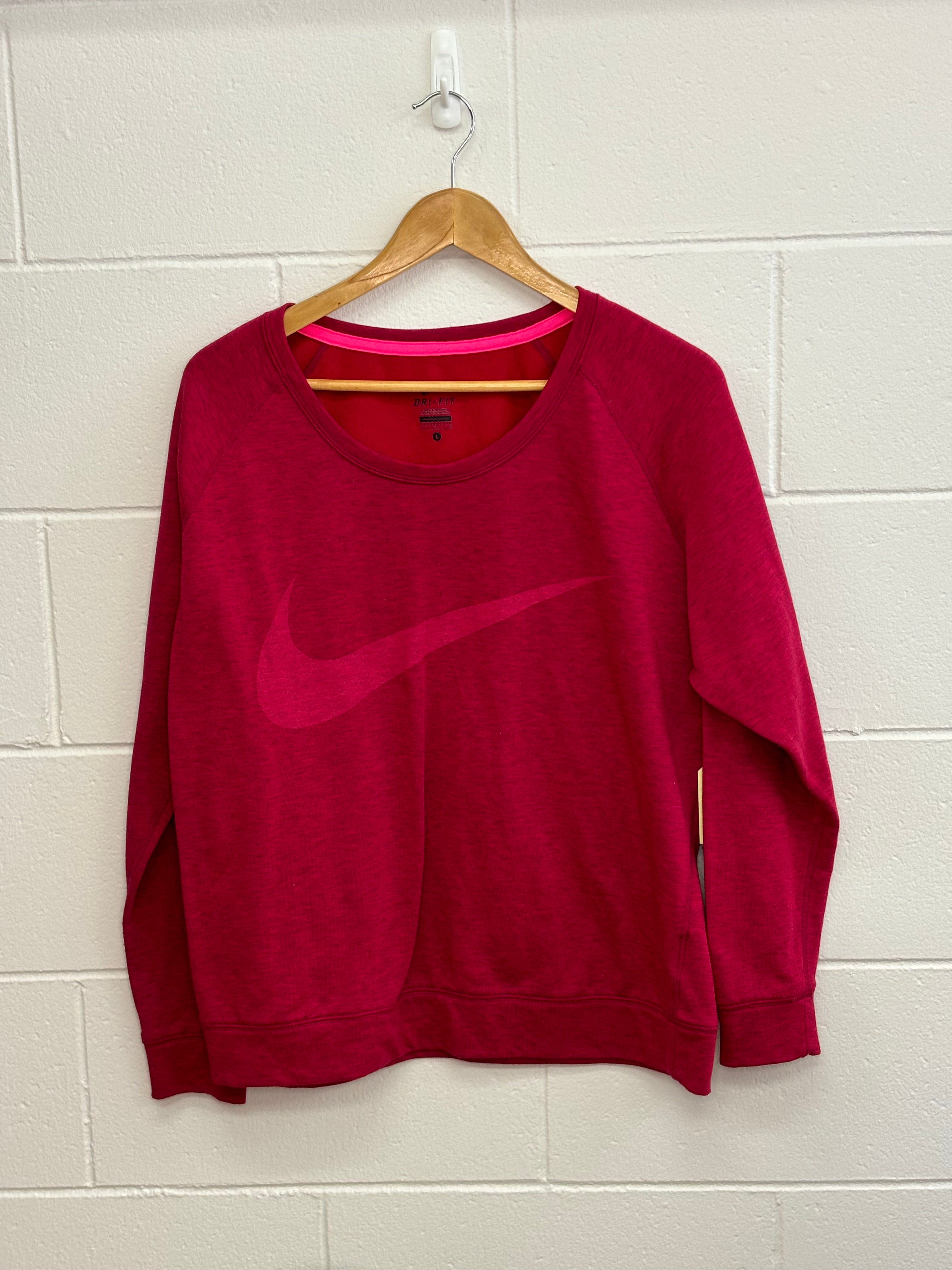 Nike Dark Pink Crewneck Large