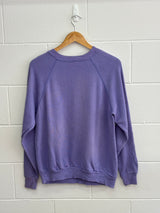 Hard Duck Cafe Purple Crewneck Large