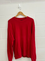 Plain Red Crewneck XL