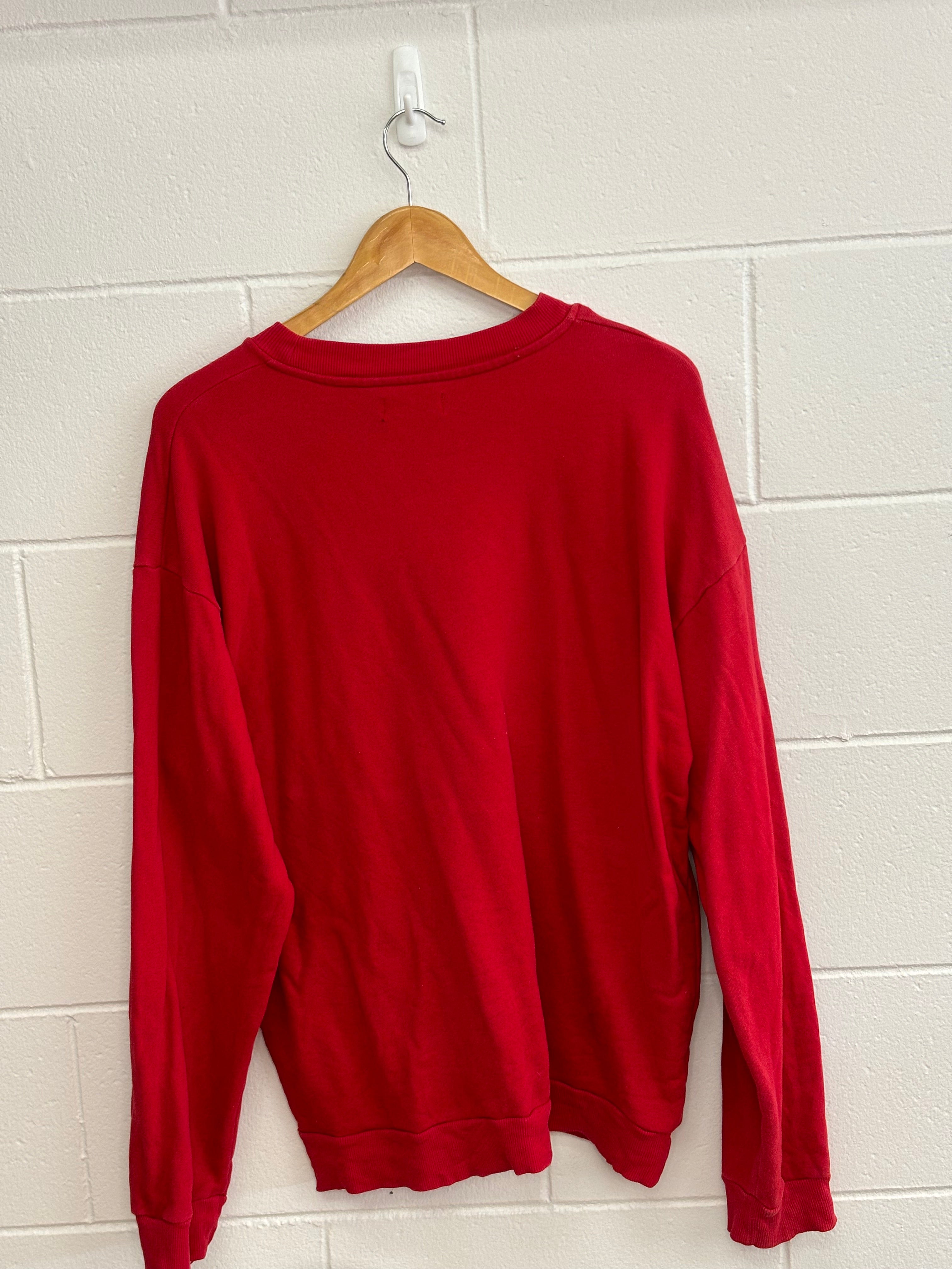 Plain Red Crewneck XL