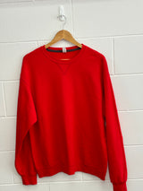 Plain Red Crewneck Large