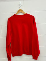 Plain Red Crewneck Large