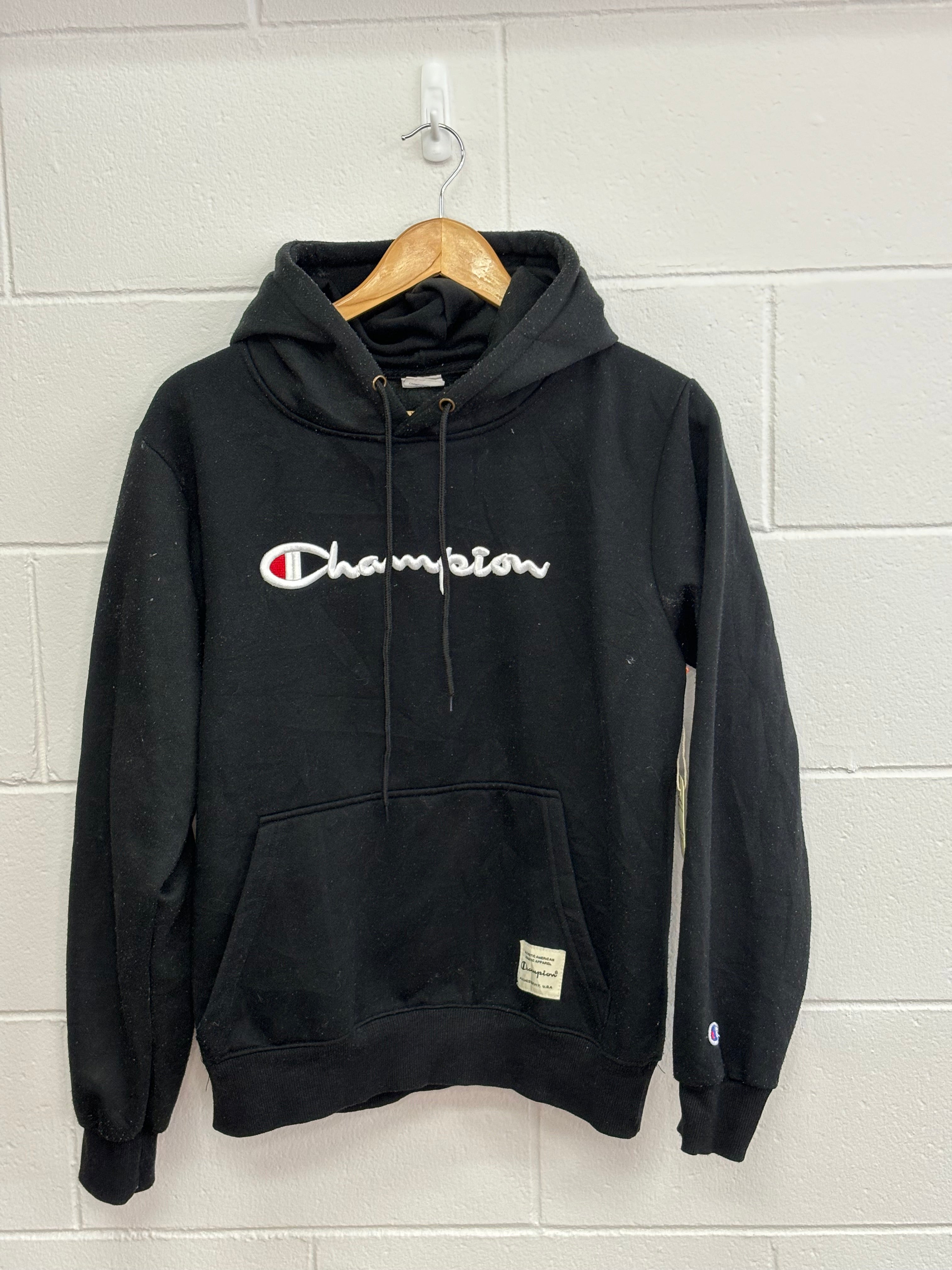 Champion Black Hoodie Large