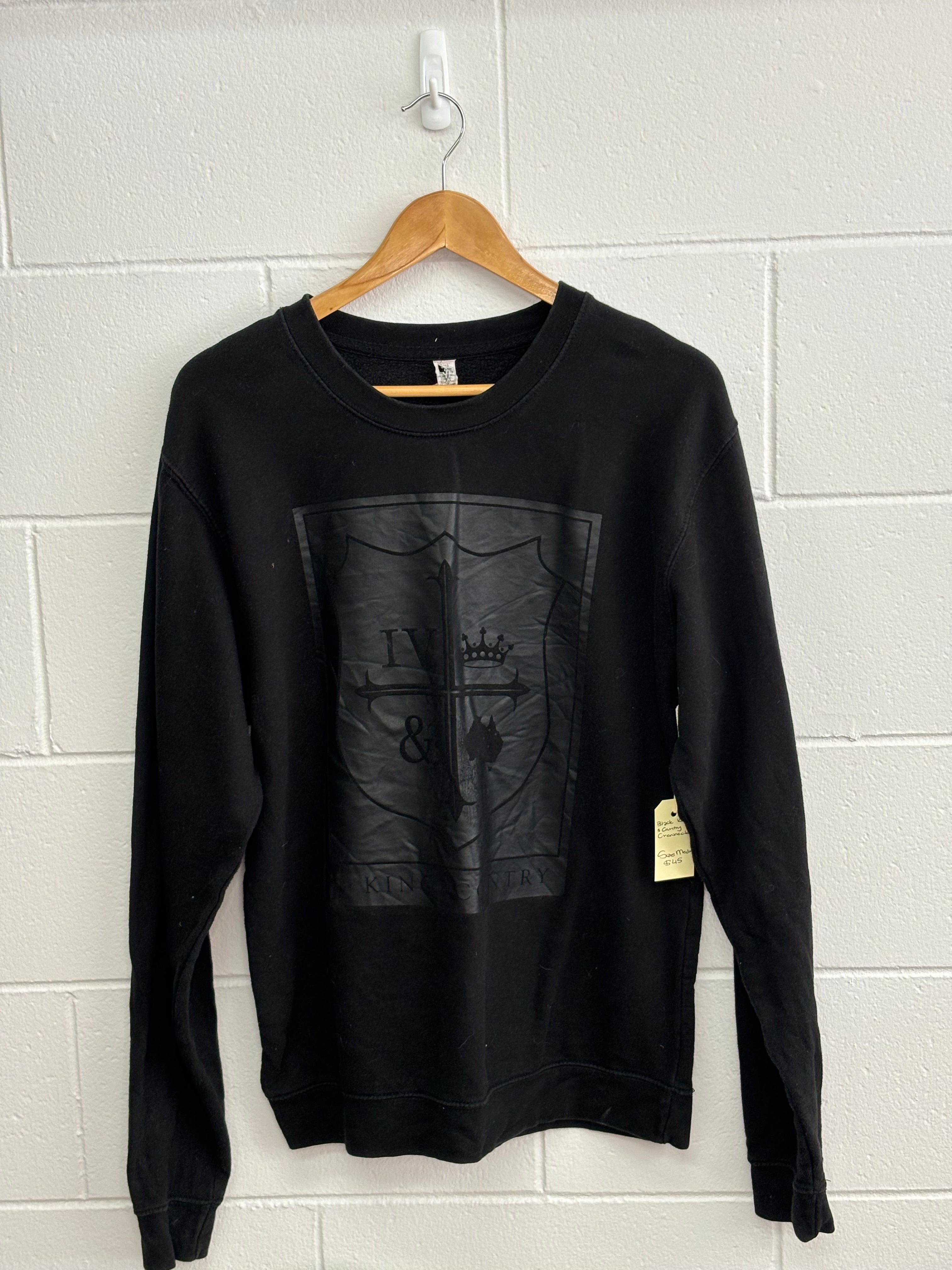 King And Country Black Crewneck Medium