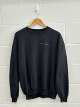 Pottery Barn Black Crewneck Large