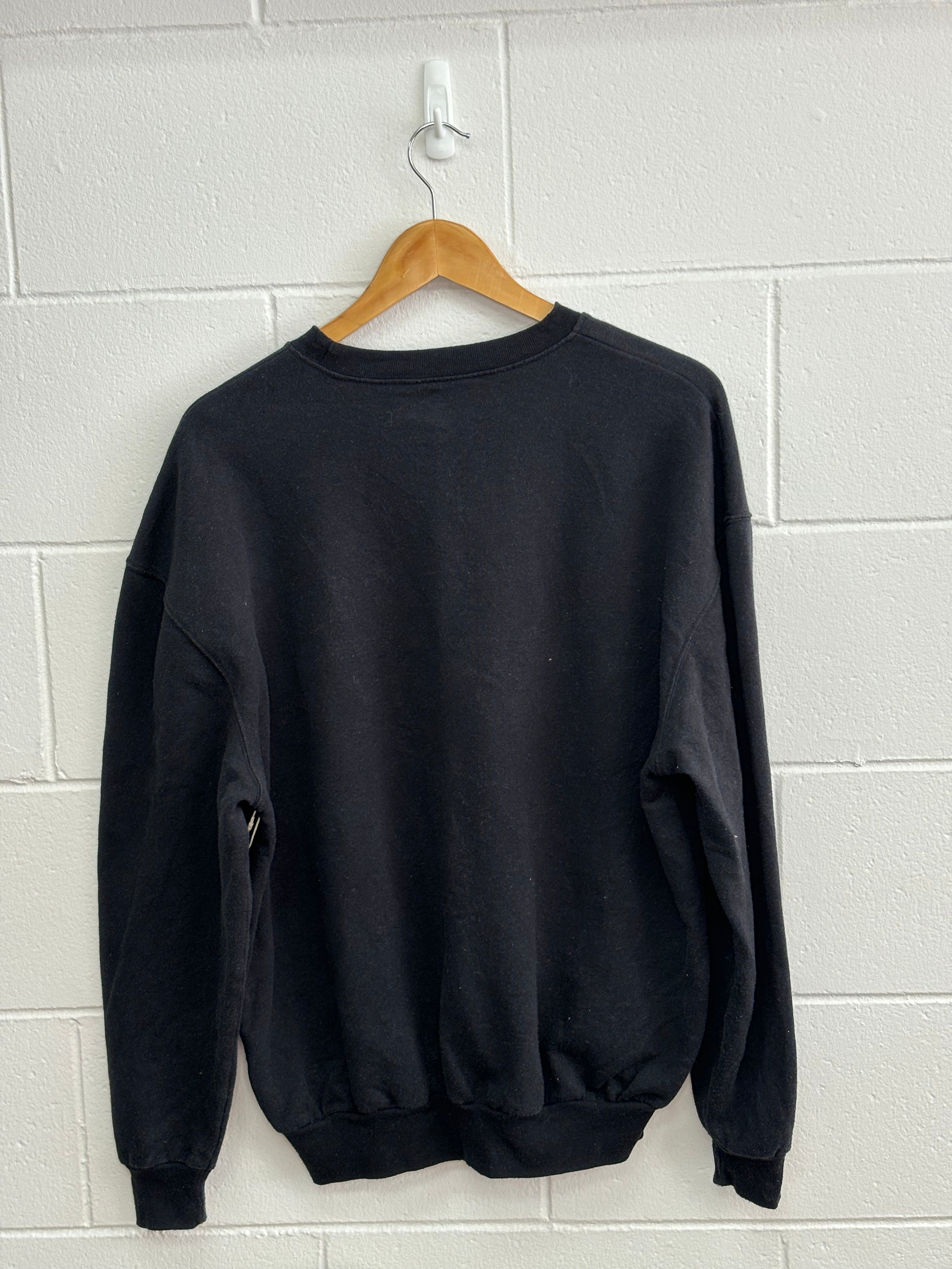 Pottery Barn Black Crewneck Large