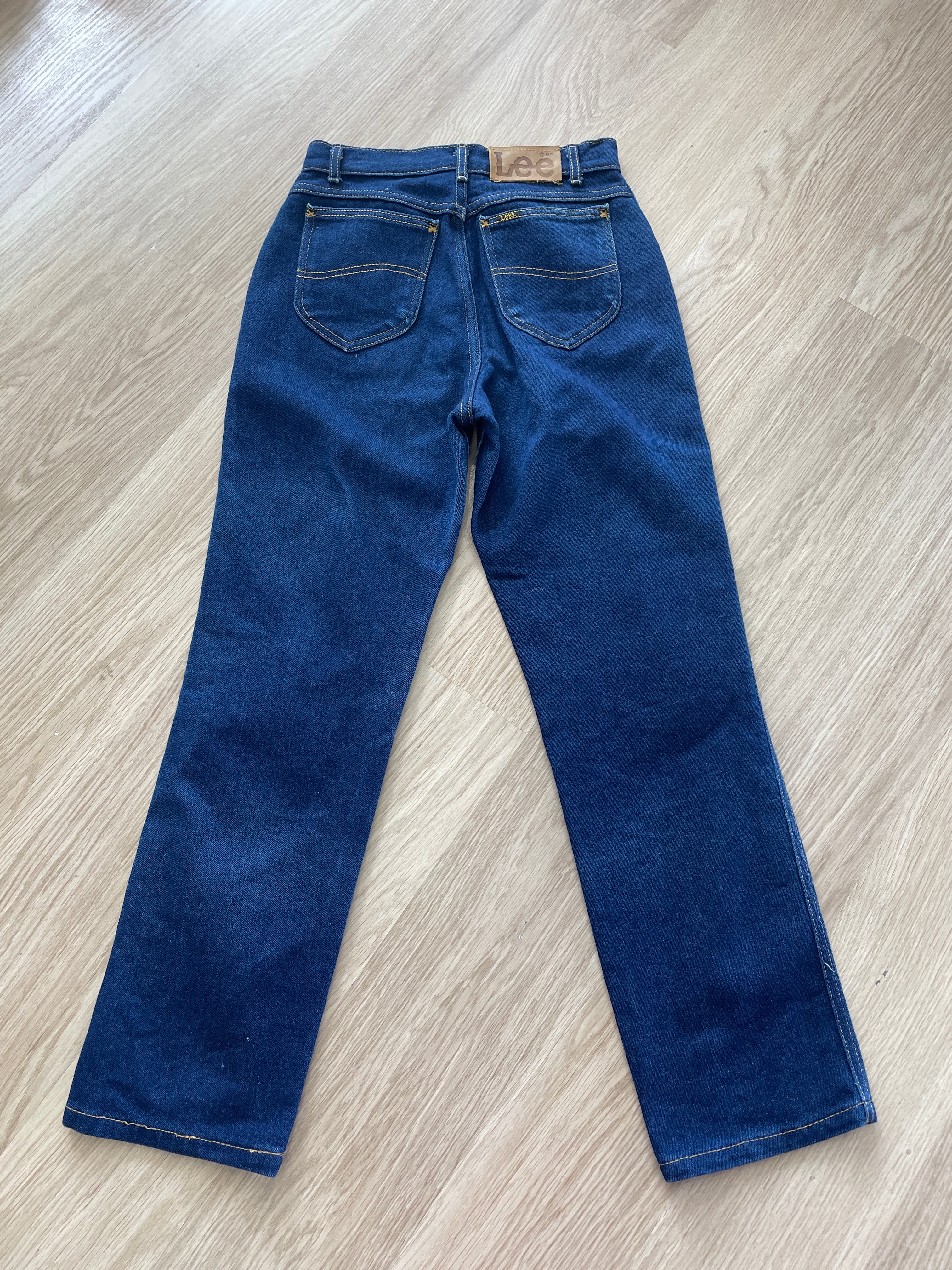 Womens Lee Dark Wash Wide Fit Jeans Size 6