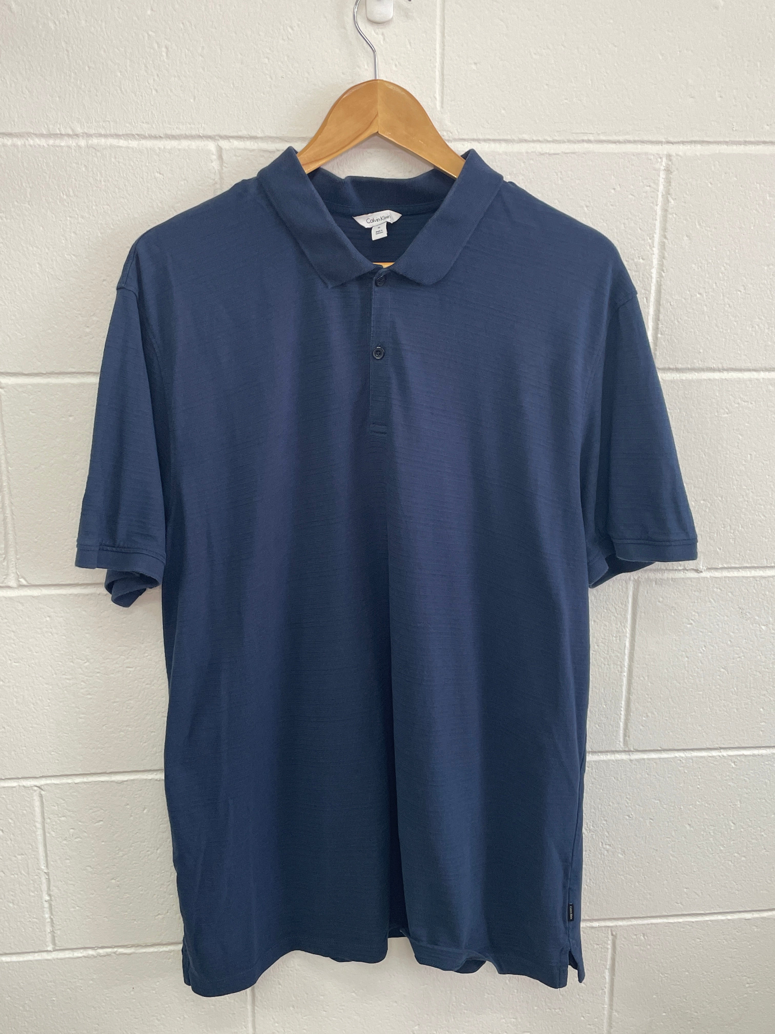 Calvin Klein Blue Polo T-Shirt XL