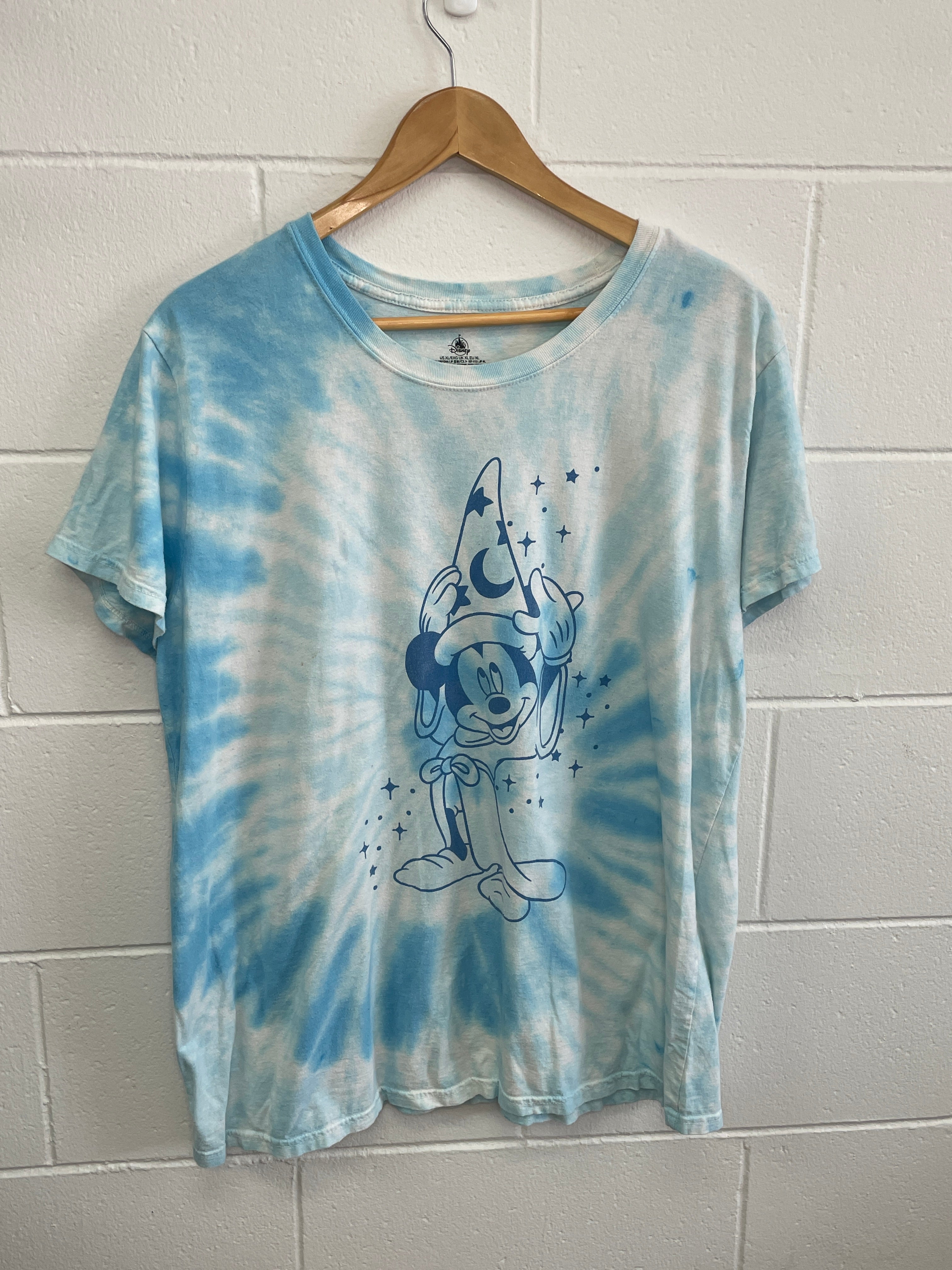 Disney Sorcerer Mickey Tie-Dye T-Shirt XL