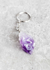 Amethyst Keychain